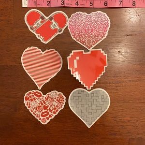 Heart themed sticker pack!